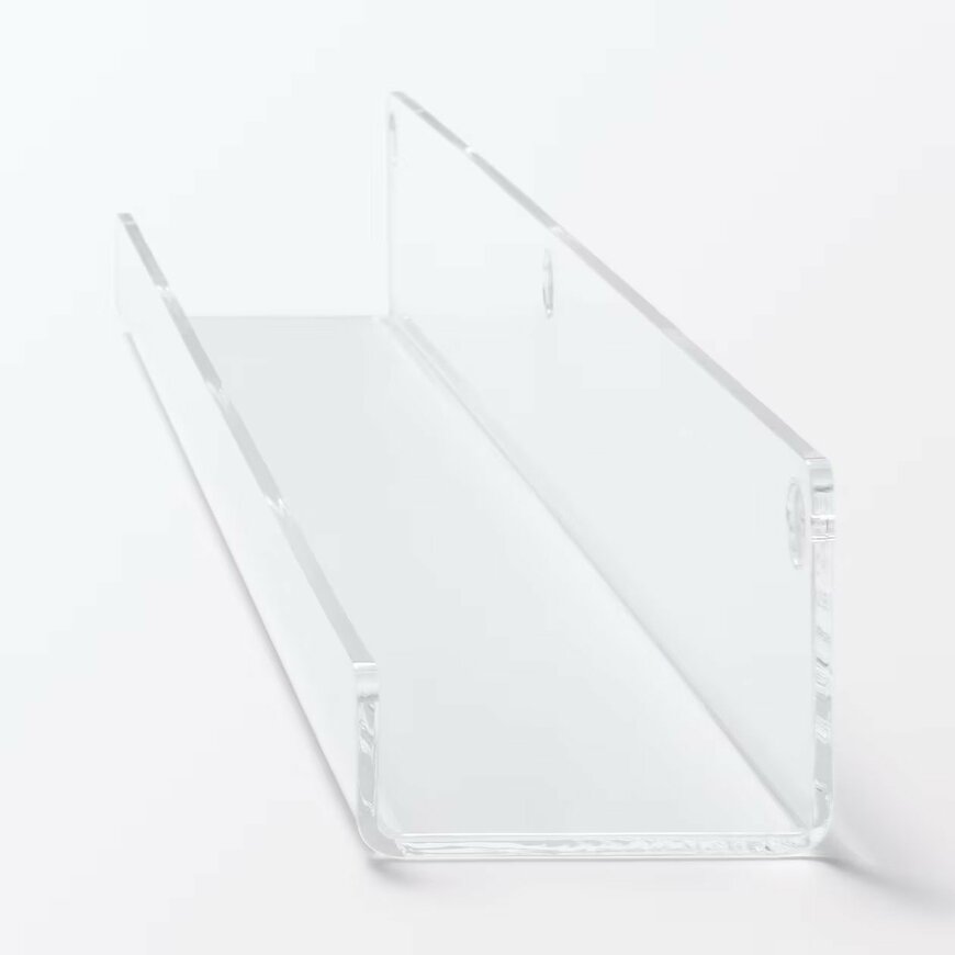 無印良品　壁に付けられるアクリルディスプレイ　ボックス型　画像