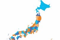 都道府県別「厚生年金」受給額ランキング。1位と47位の差は50万円以上に