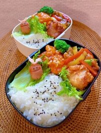 【中華弁当】をよく見ると…まるで宝塚の衣装！？えびせんを使った斬新なアイデアが話題