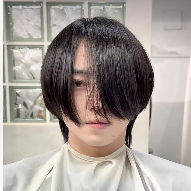 【大変身】前髪を作りたい男性がシースルーマッシュで大胆イメチェン！「すごーい！」と感動