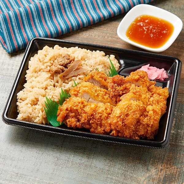 ファミリーマートの新商品:鶏めし&チキンカツ弁当(おろし柚子ぽん酢)