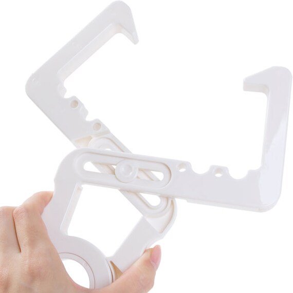 挟める幅は6cmから19cmまでと可動域が広い