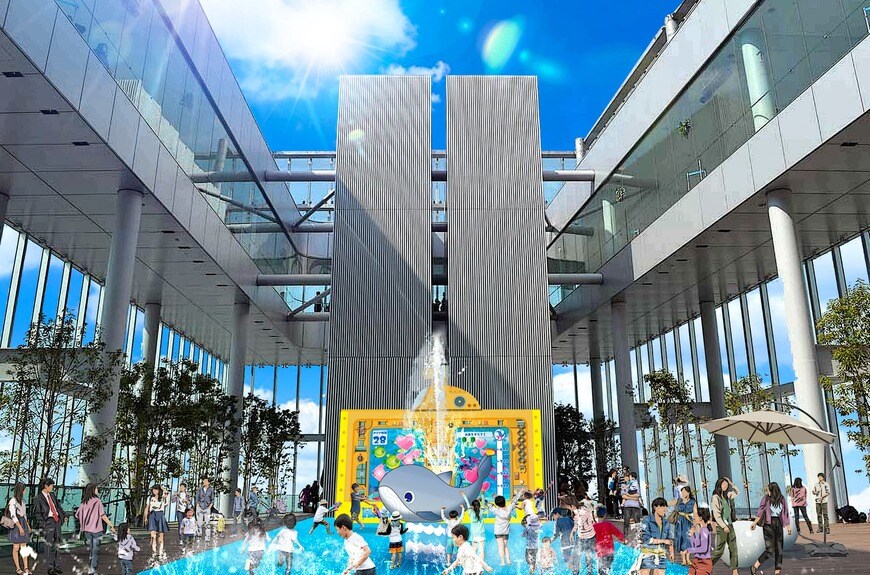 出所：近鉄不動産株式会社「天空に出現した海で水遊びしよう！『 HARUKAS SKY OCEAN 』を開催」（PR TIMES）