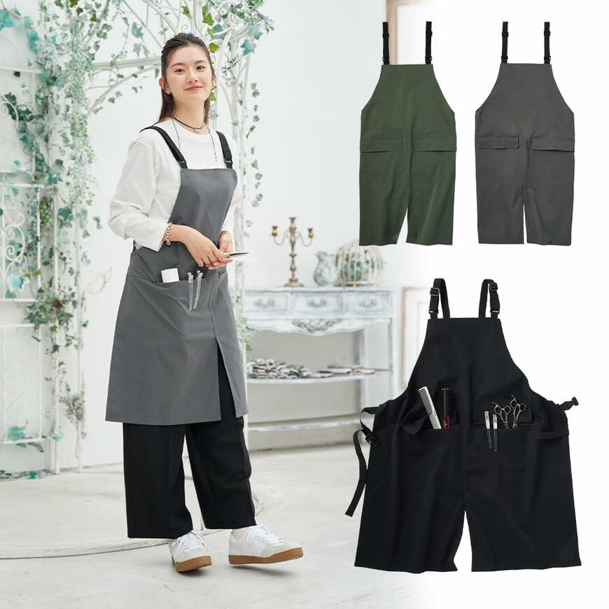 出所：ワークマン公式オンラインストア　サロンスタイル撥水スリットエプロン