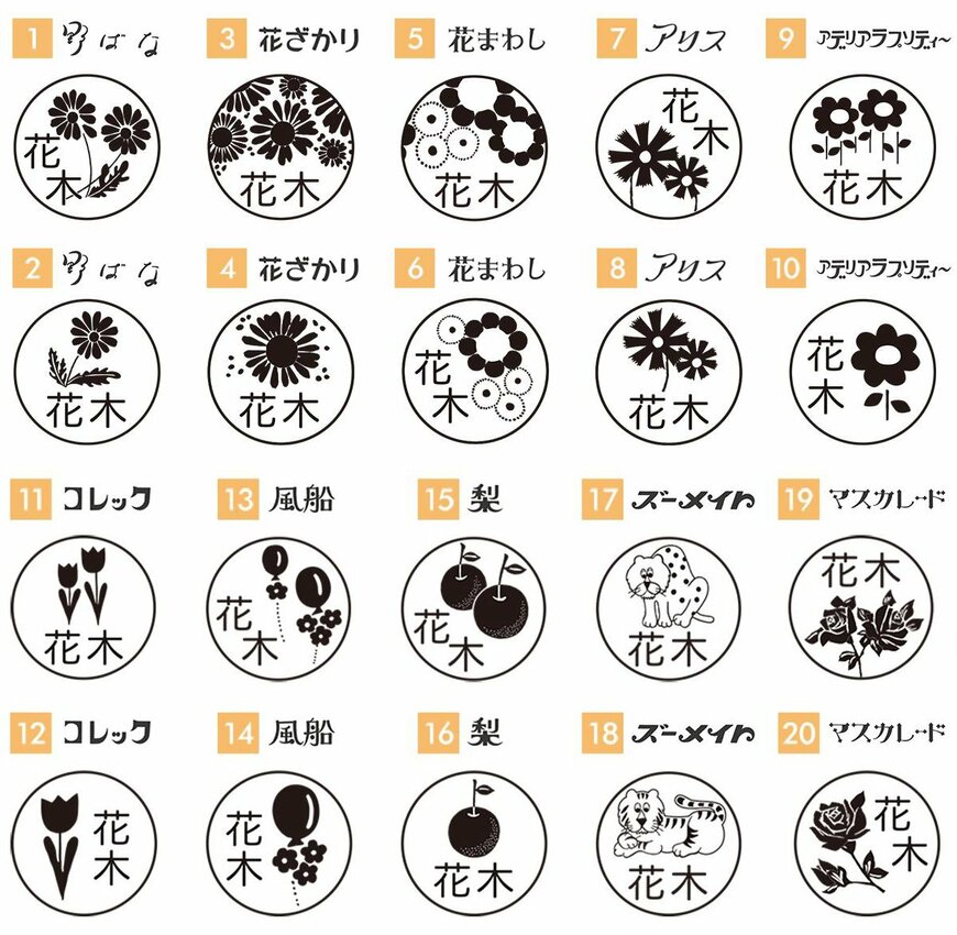 出所：株式会社岡田商会『銀行登録OK！？レトロ好きにはたまらない、「アデリアレトロ」のお洒落なデザインがポンポン押せる「アデリアレトロ デザインはんこ」。』 