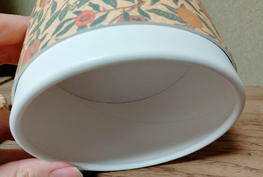 筆者撮影（セリア、ボックス ラウンド ウィリアム・モリス）