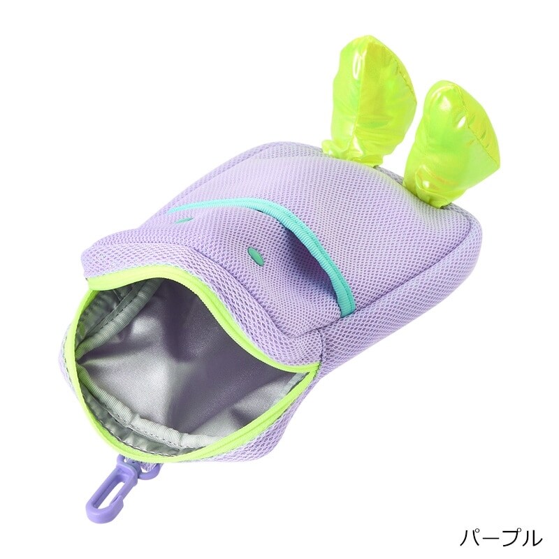 出所：PLAZA公式　ソフトフットメッシュポーチ