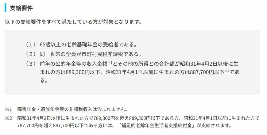 出所：厚生労働省「年金生活者支援給付金制度について」
