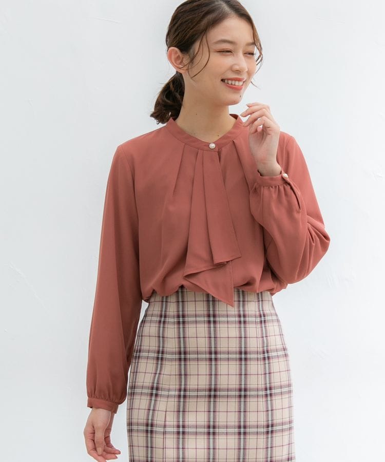 出所：ハニーズ公式通販 あったか裏地ボウタイ