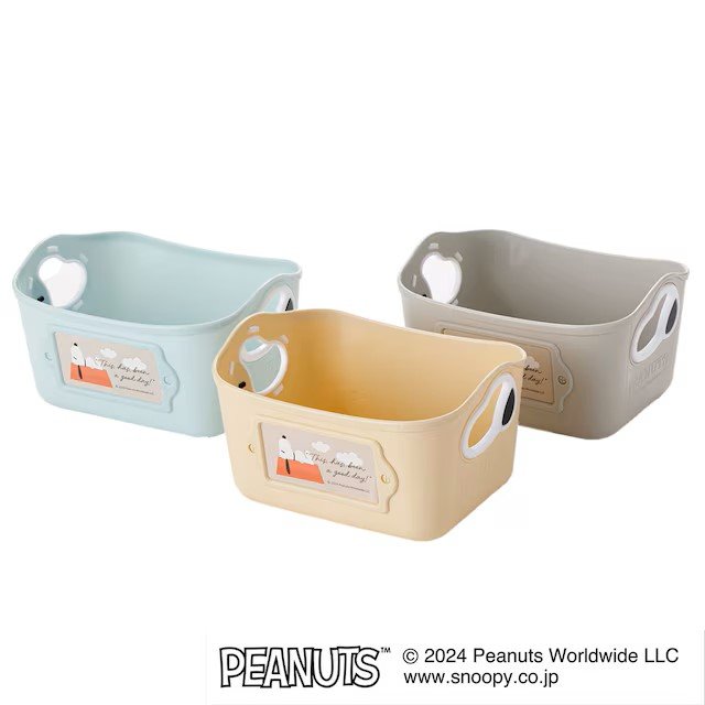 ミニやわらかバケツ 3P(スヌーピー4)