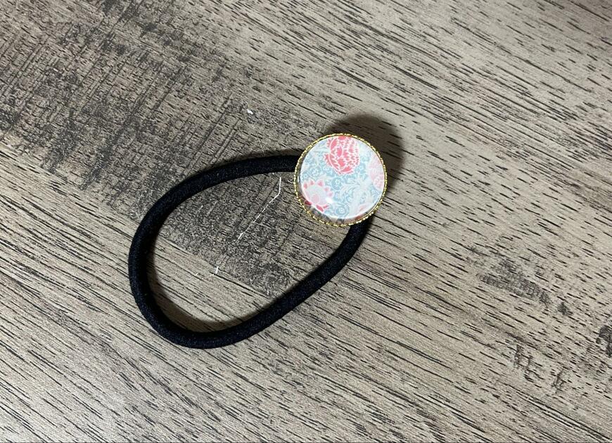 キャンドゥ、メタルモチーフヘアゴム画像