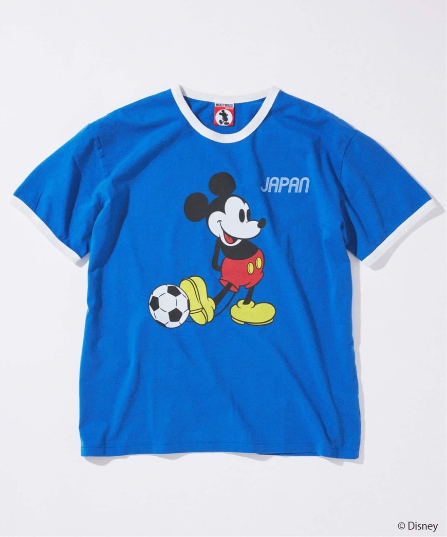 出所：株式会社ベイクルーズ　ミッキー マウス サッカー プリントTシャツ