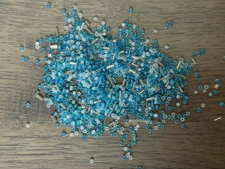 セリア、パールビーズ テグス入り商品画像