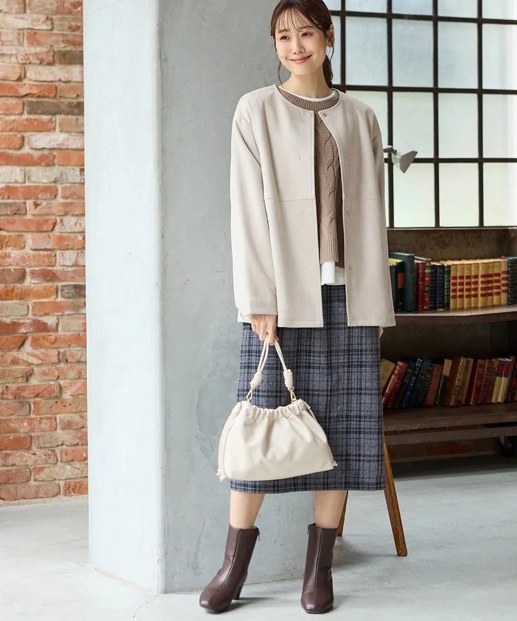 ハニーズ公式　スエードゆるブルゾンの画像