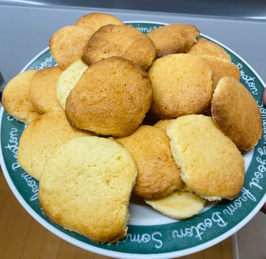 焼き上がったアイスボックスクッキー