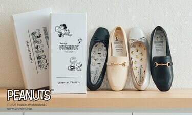 こっそり可愛い「スヌーピーのパンプス」がおしゃれ。お出かけのたび
