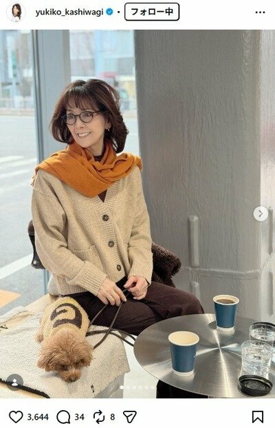 柏木由紀子のInstagram 投稿