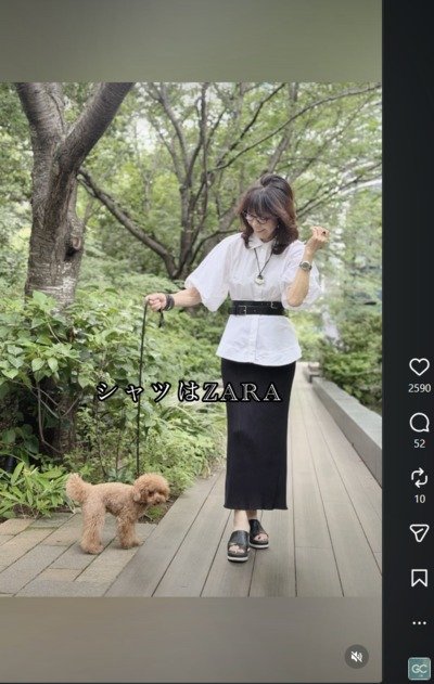 出所：柏木由紀子のInstagram（＠yukiko_kashiwagi） 参照日：2026年6月27日