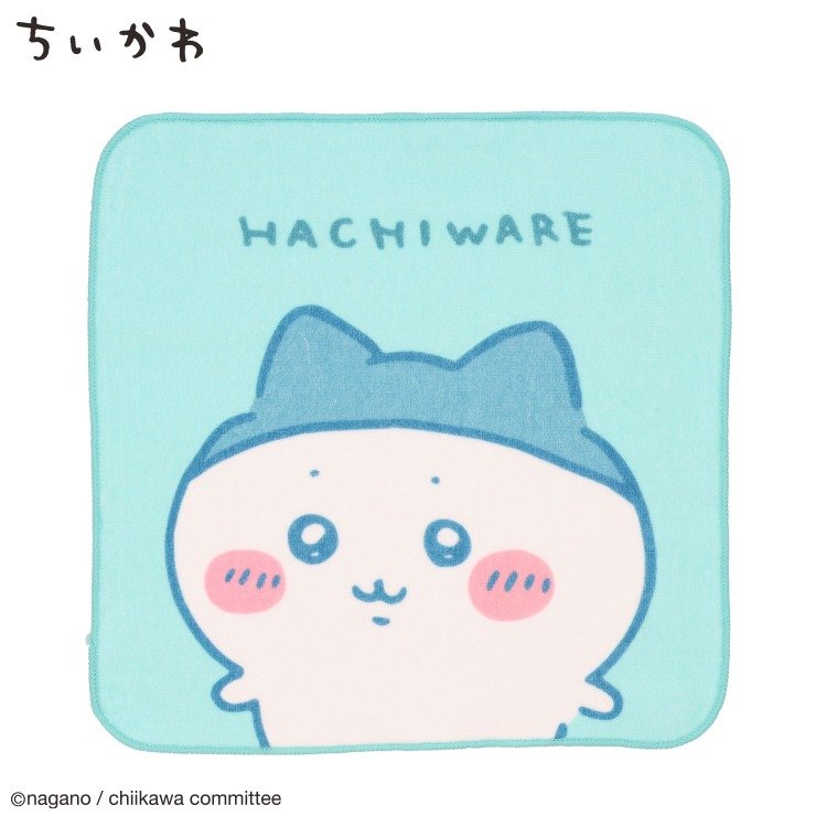 出所：しまむら 公式オンラインストア ハンカチ（ちいかわ）※ターコイズ