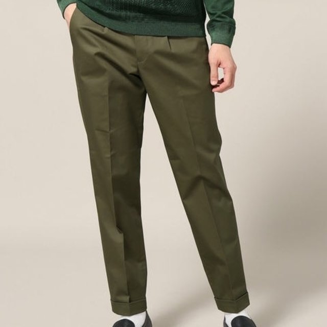 EDIFICE - Belesto コットンツイル 1プリーツ パンツ ¥8,100（税込）