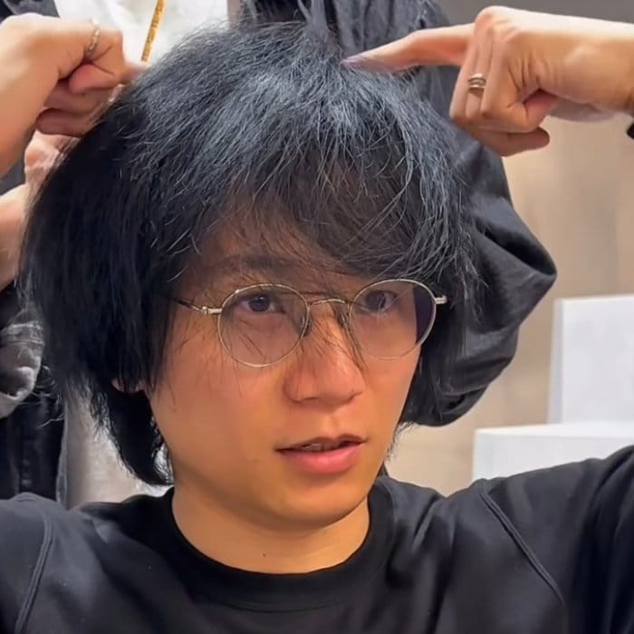 【大変身】静岡から髪を切りに来た男性がお任せヘアで大胆イメチェン！「素晴らしい」「びっくり」と大反響