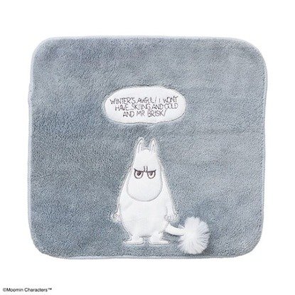 出所：通販ニトリネット公式　ムーミン ミニタオル(ムスッとフェイス)