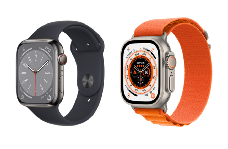 Apple Watch Series 8とApple Watch Ultraの違いは？スペック比較！どっちがおすすめか