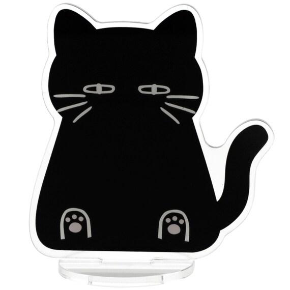 ニトリ公式通販ニトリネット 【デコホーム商品】アクリルスタンド(デコネコ ブラック)　画像