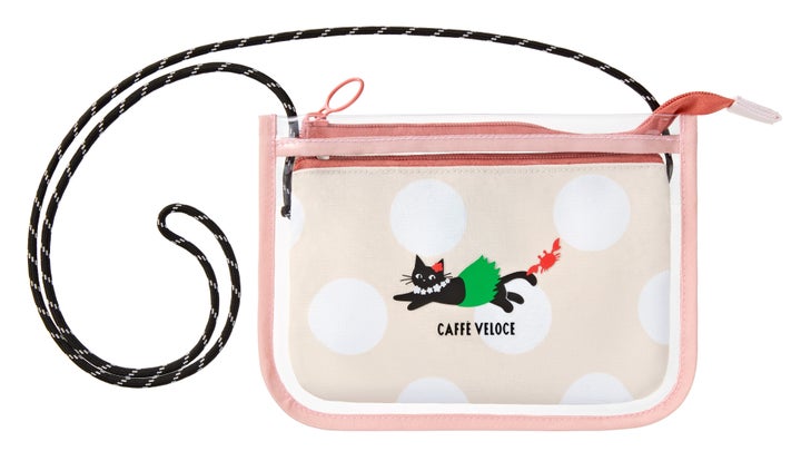 C-United株式会社公式　カフェ・ベローチェ　黒ねこサマーバッグ 2024　サコッシュポーチ