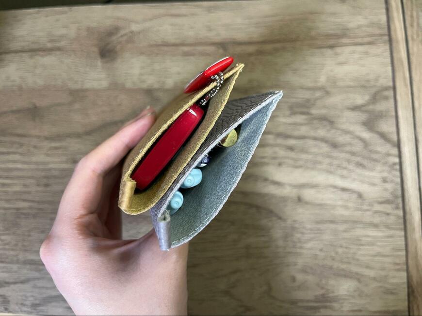 セリア、合皮 メガネケース GK＆ES画像