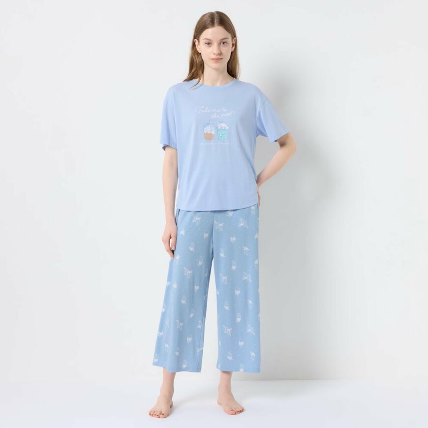 スイーツコレクション ラウンジセット(半袖)ライトブルー