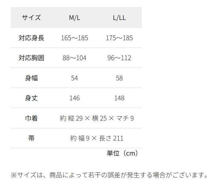ワークマン、リラックス浴衣商品画像