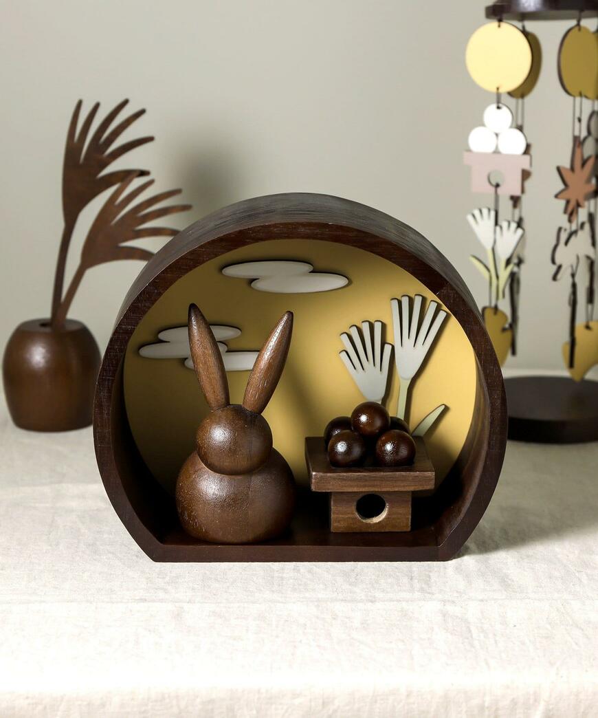 3COINS、お月見オブジェ/お月見画像