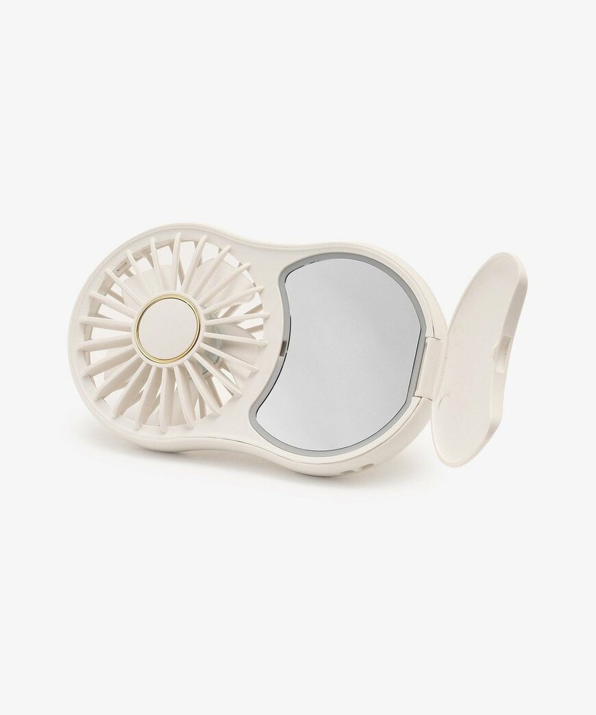 アフタヌーンティー公式 フラワーコンパクトミラー付きファン