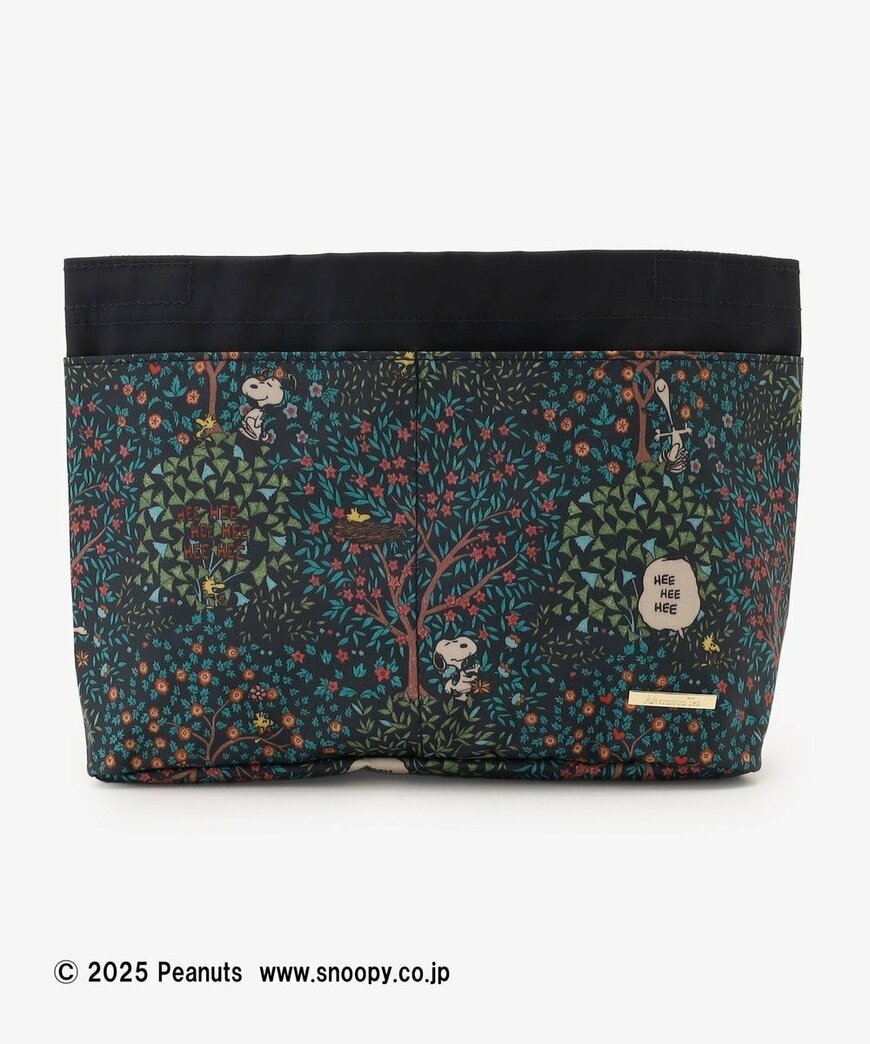 アフタヌーンティー公式 バッグインバッグ/リバティプリント/PEANUTS