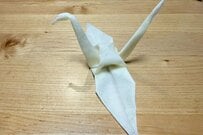 余った「春巻きの皮」で折った鶴に思わず目を疑う　焼き上がった状態に「もはや芸術品」