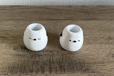 セリア、歯ブラシスタンド シマエナガ型写真