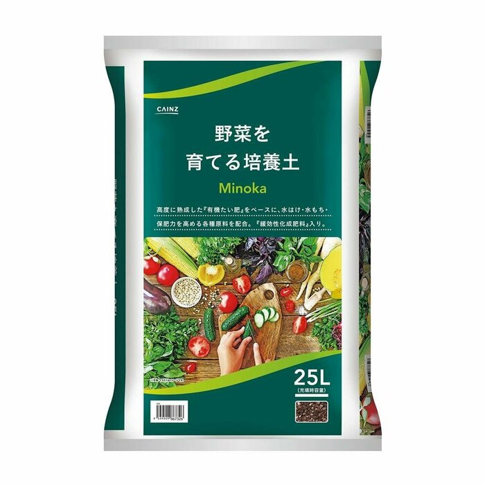 「Minoka 野菜を育てる培養土 25L H（598円）」