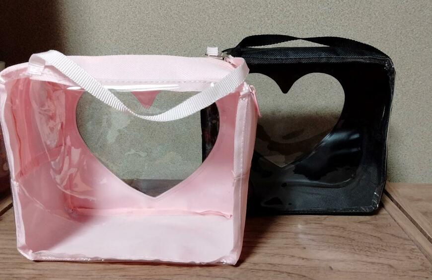 筆者撮影（セリア、ヲタコレ ぬいぐるみバッグ Lサイズ）