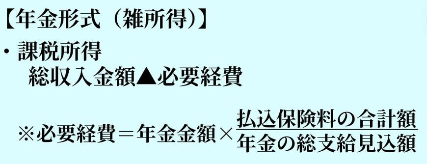 出所：公益財団法人　生命保険文化センター　税金に関するQ&A「個人年金保険の年金を受け取って所得税がかかるときの計算方法は？」をもとに筆者作成