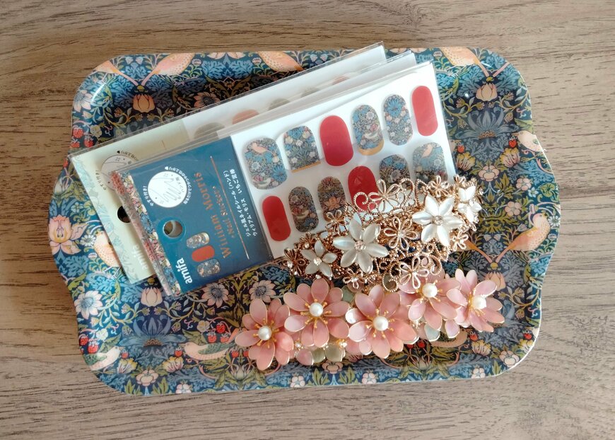 筆者撮影（セリア、トレー ウィリアム・モリス）