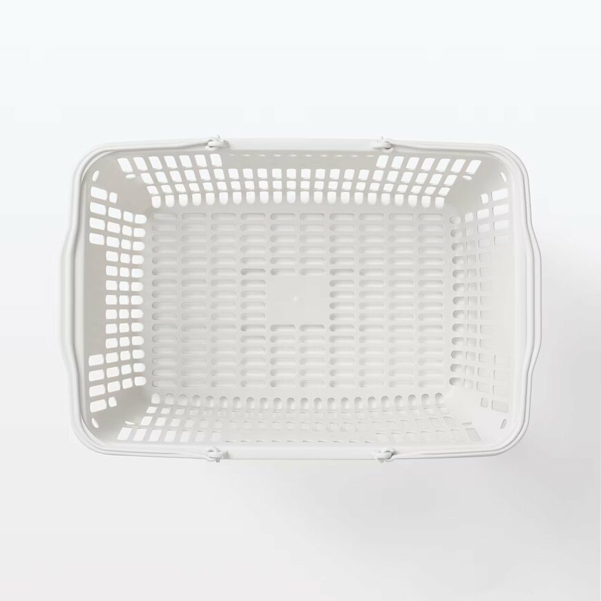 出所：無印良品公式　ポリプロピレン　買い物かご