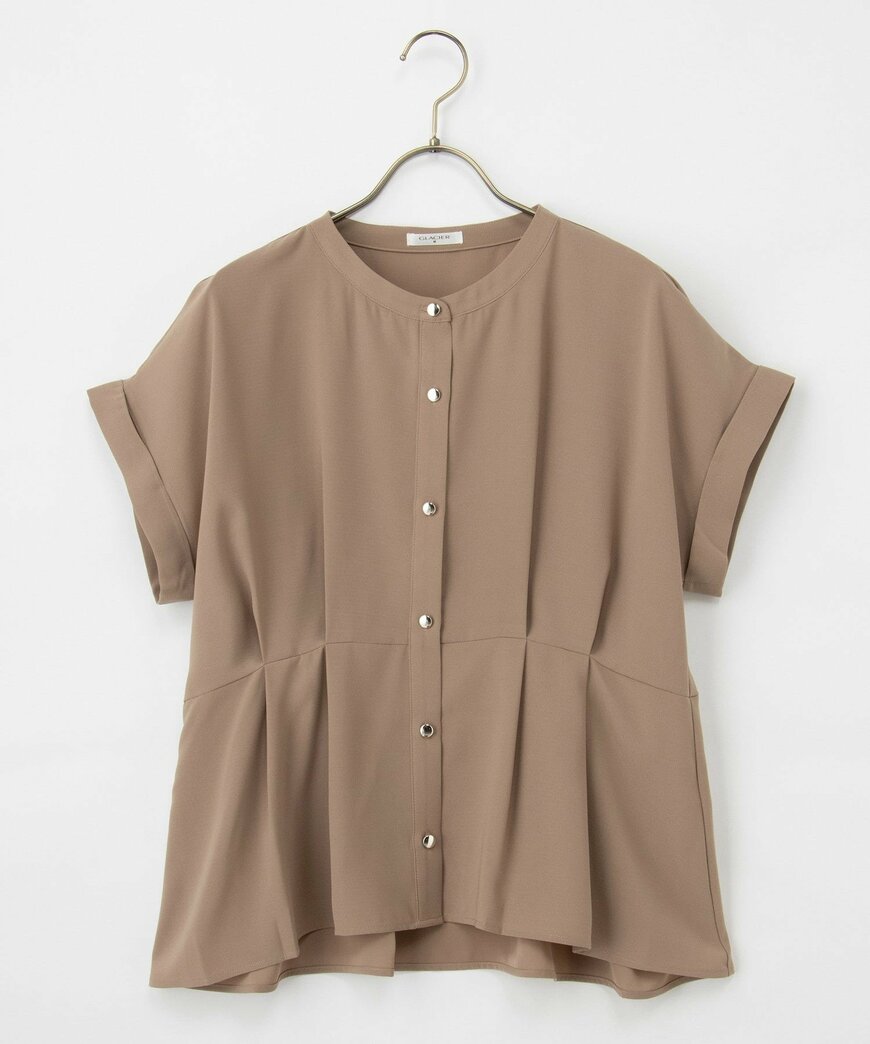 出所：ハニーズ公式　ウエストタックブラウス