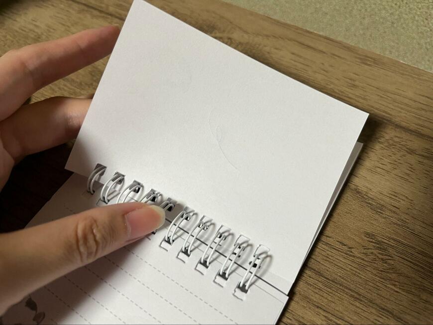 セリア、mofusand リングメモ帳（横型） 全3種画像