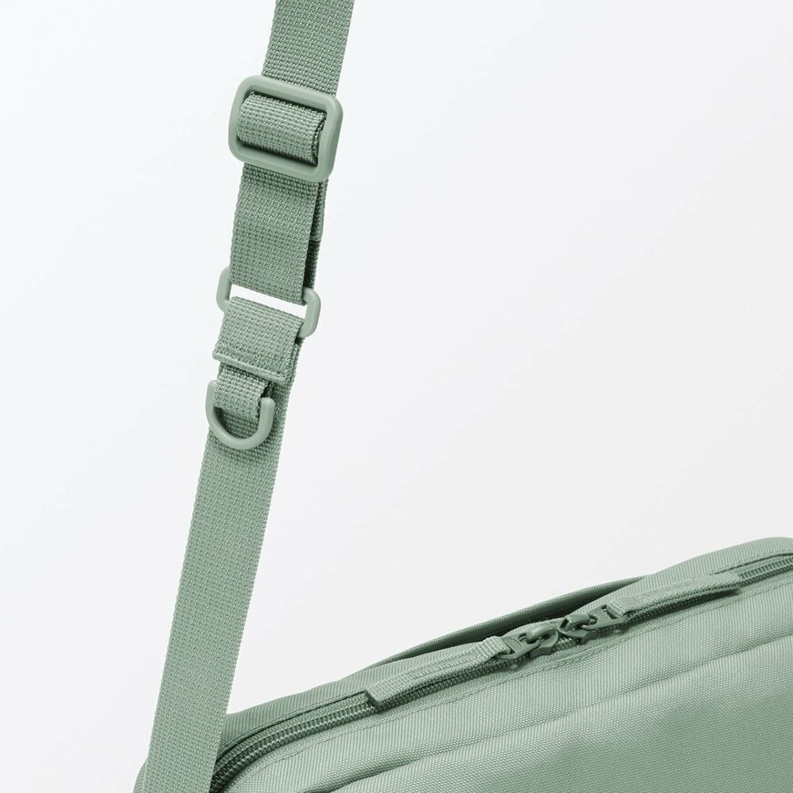 無印良品公式　背面ポケット付き　撥水ショルダーバッグ 