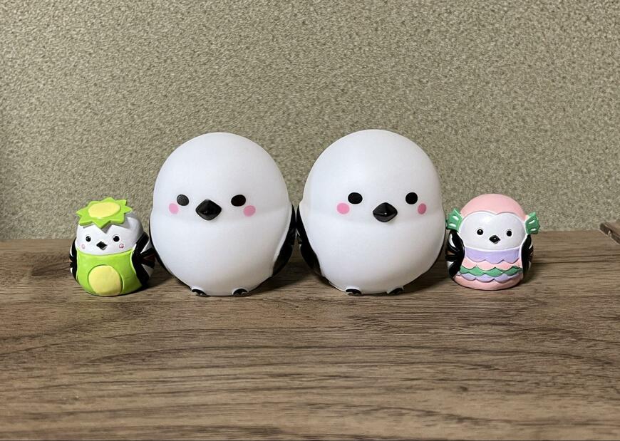 キャンドゥ、ソフトビニール製シマエナガ形状画像