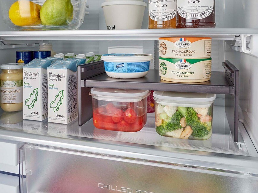 山崎実業株式会社 伸縮冷蔵庫中収納ラック タワー