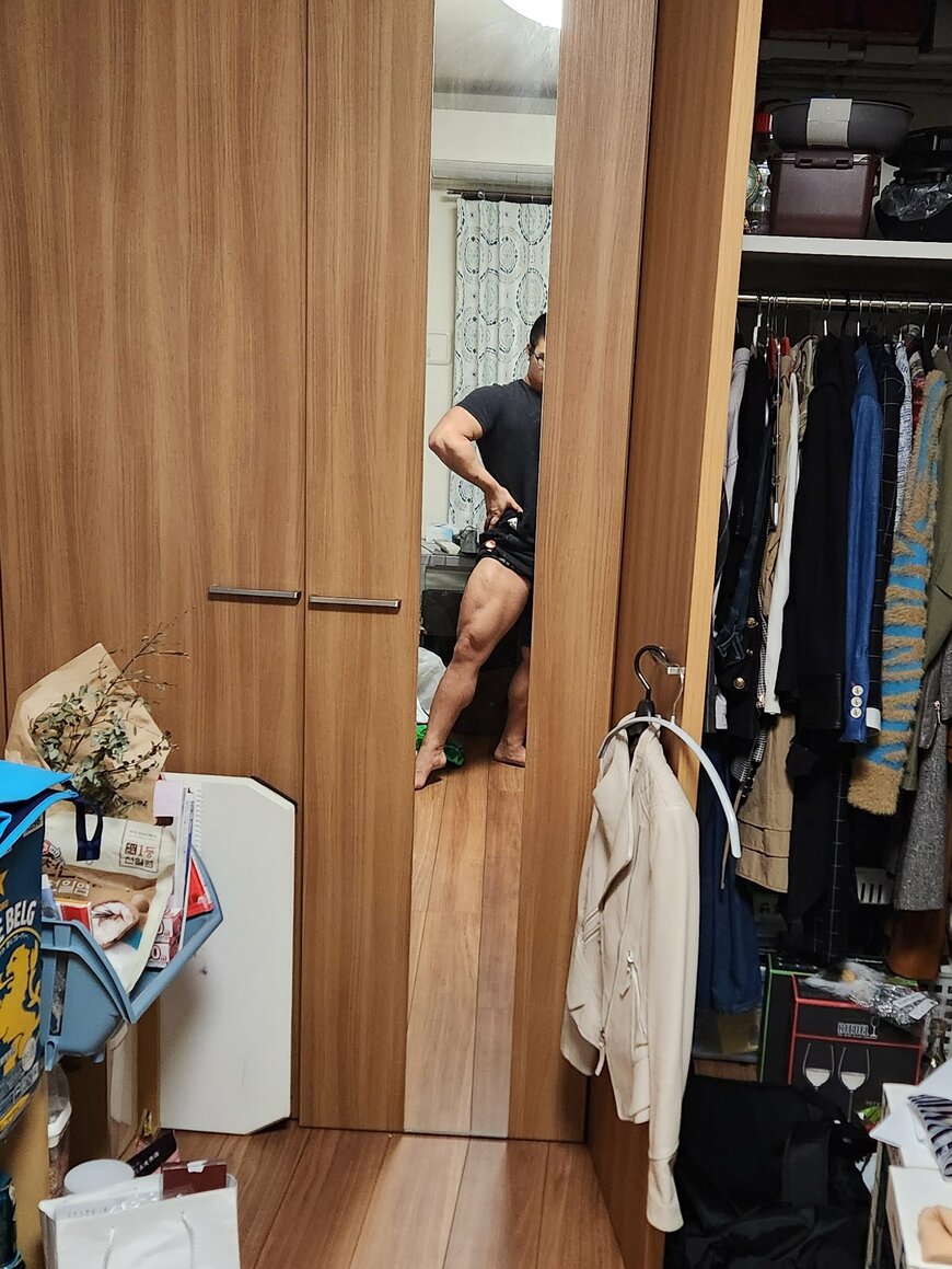 鍛え上げられた脚