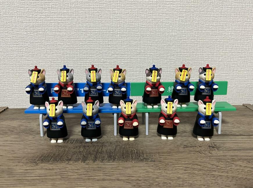 セリア、ミニチュアカラーベンチ画像