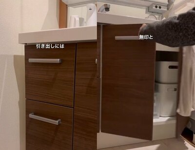 洗面台下収納